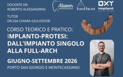 Corso Teorico – Pratico di IMPLANTO-PROTESI: dall’impianto singolo alla full-arch